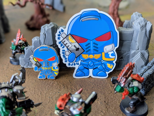 Emprah's Angels, Ultracuties Chapter - Enamel Pin & Sticker Set