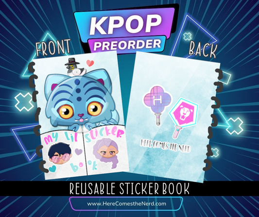 KPop Preorder - Reusable Sticker Book