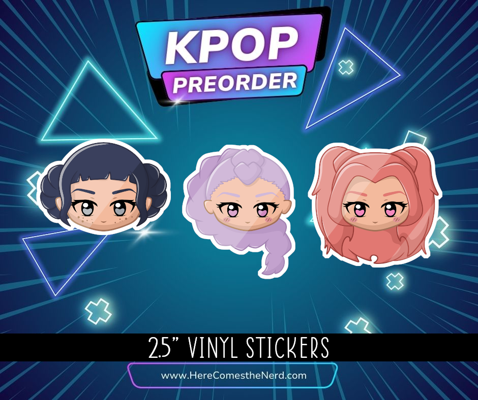 KPop Preorder - Vinyl Stickers