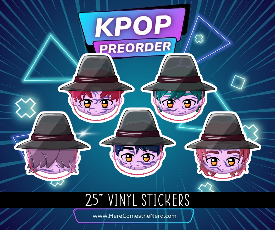 KPop Preorder - Vinyl Stickers