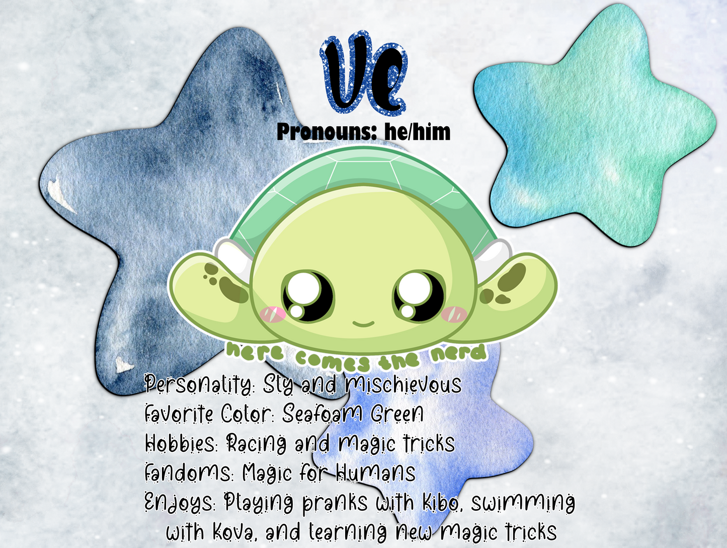 *MINI* Ve, From the Stars Above* - Enamel Pin