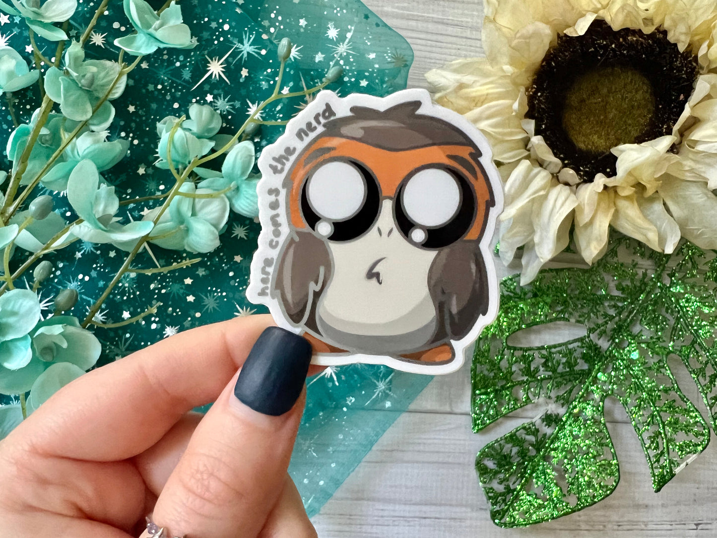 *MINI* Shrieking Chicken - Vinyl Sticker (FREEEEE Shipping!)