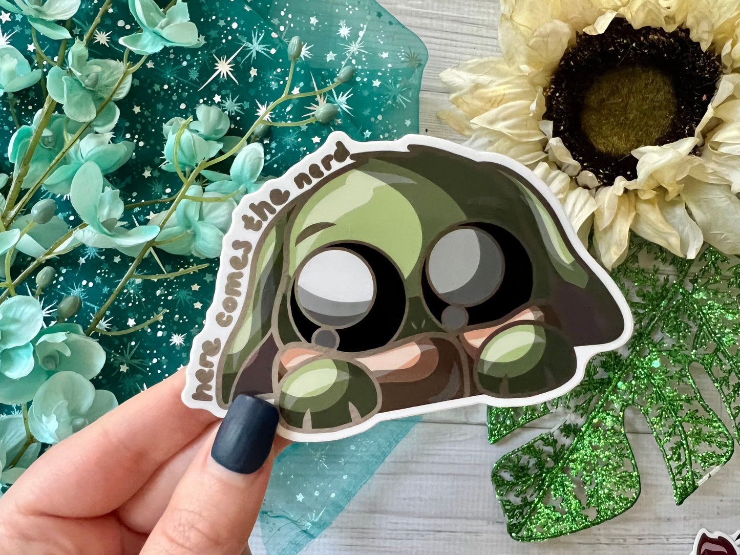 The Child, Peek-a-Boo - Vinyl Sticker (FREEEEE Shipping!)