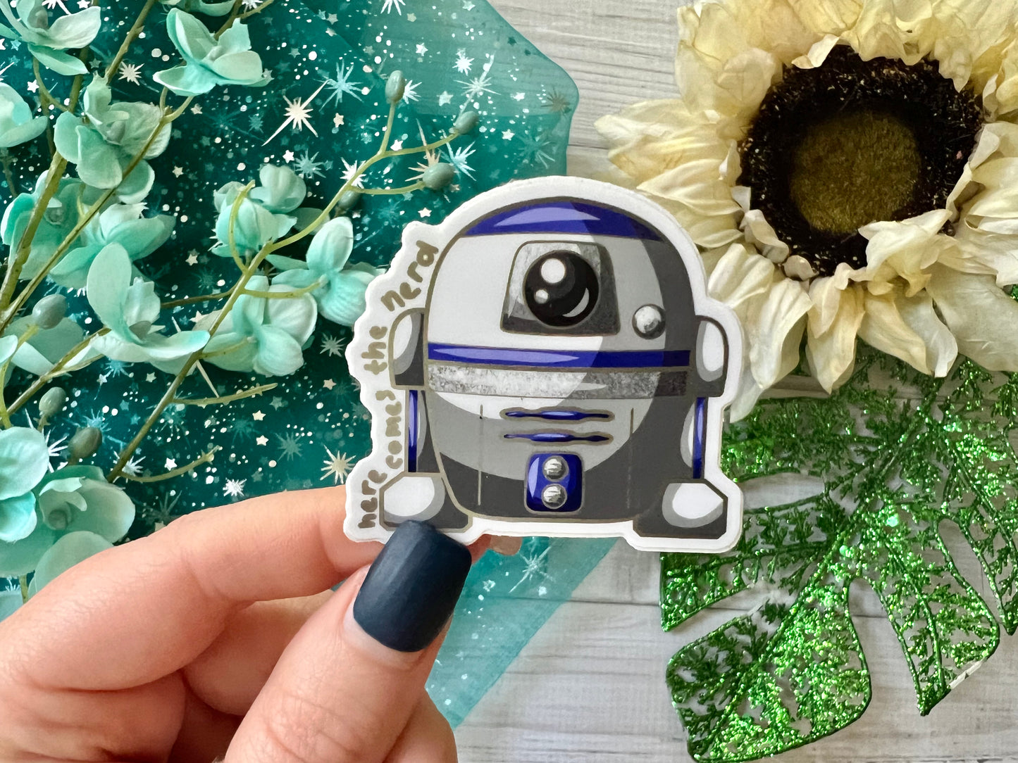 *MINI* Message Robot - Vinyl Sticker (FREEEEE Shipping!)