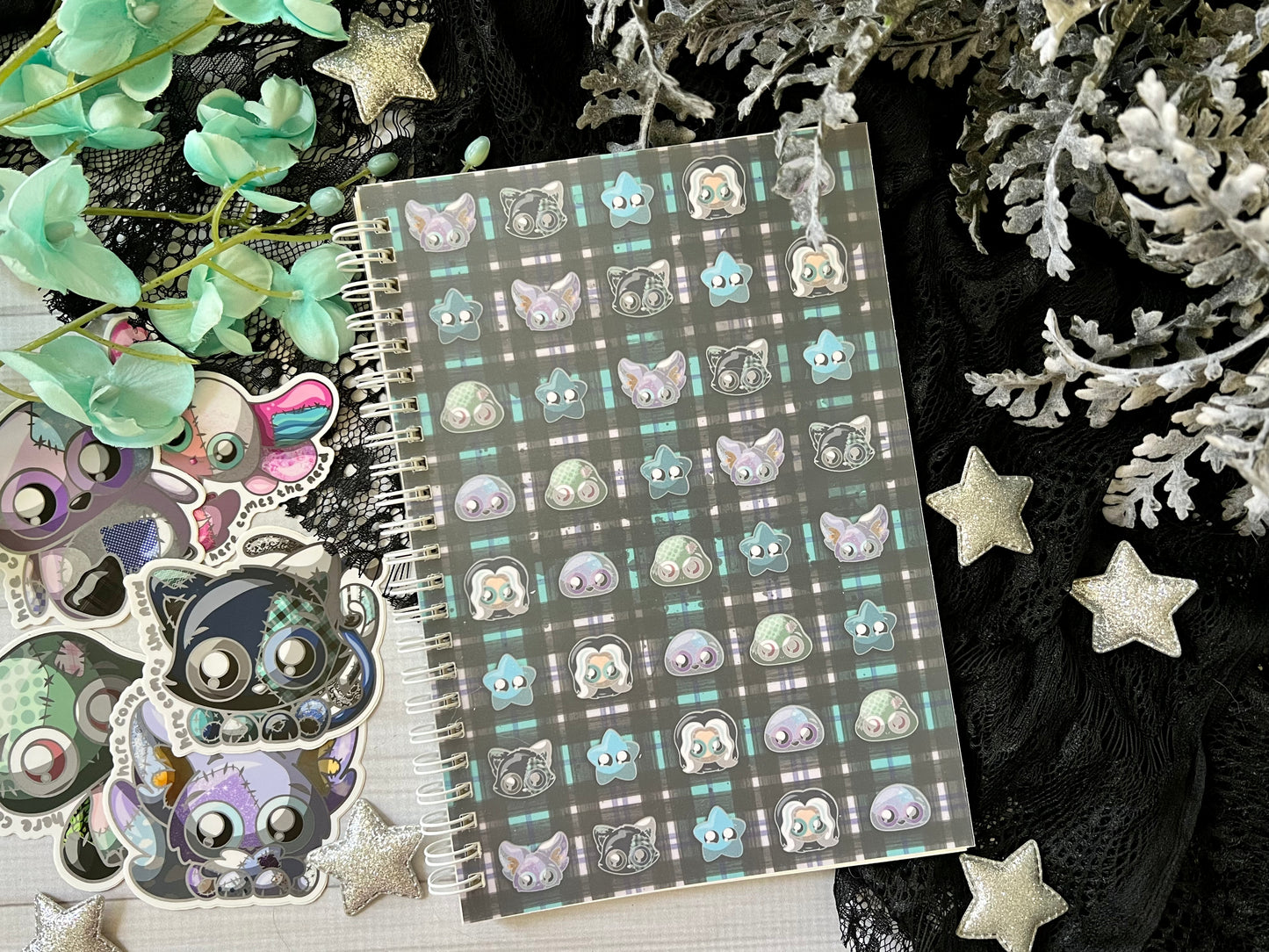 From the Stars Above*, Plaid Series - Reusable Sticker Book