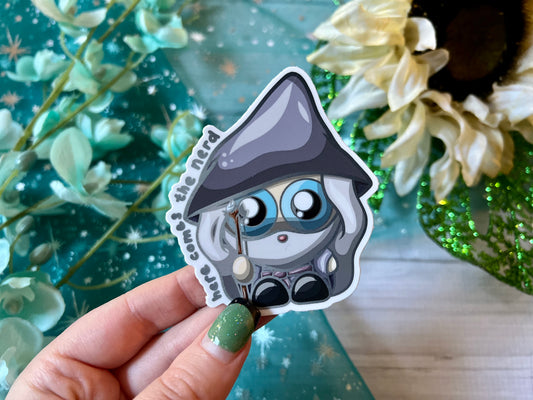 Grey Wizard - Vinyl Sticker (FREEEEE Shipping!)