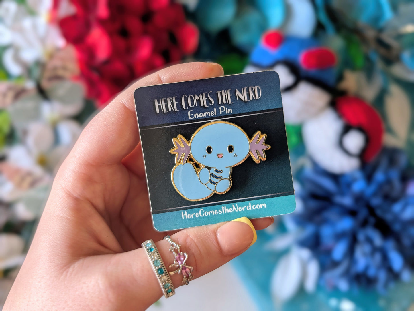 Water Woop - Enamel Pin & Sticker Set