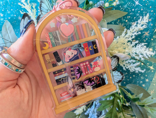 Sheya's Library, From the Stars Above*  - Acrylic Shaker Keychain including 5 Charms