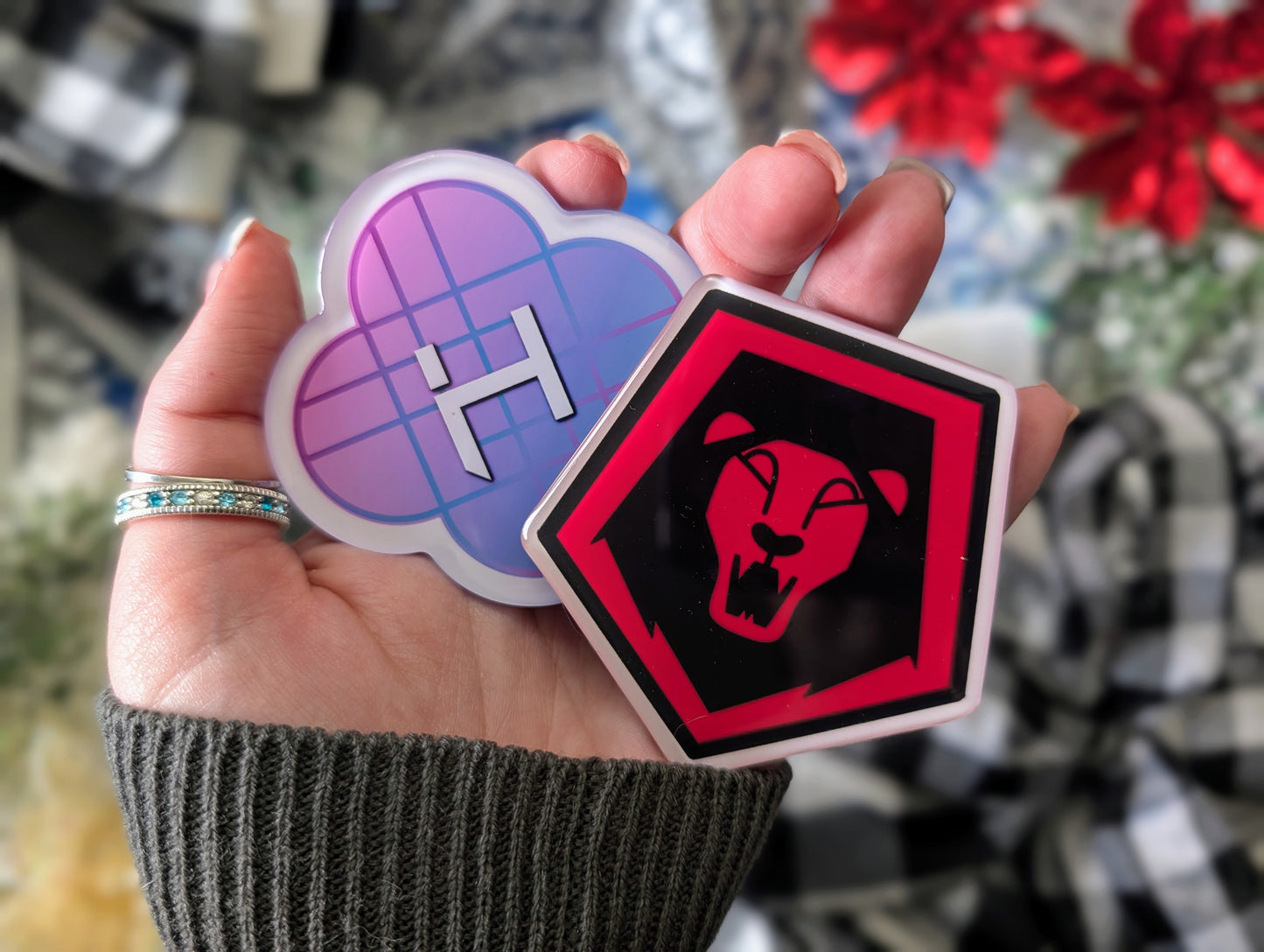 Hunters & Demon Logos - Acrylic Magnets