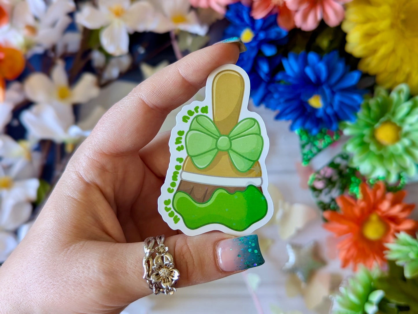 *MINI* Paint Brush (Base Colors), You Choose! - Vinyl Sticker(s) (FREEEEE Shipping!)