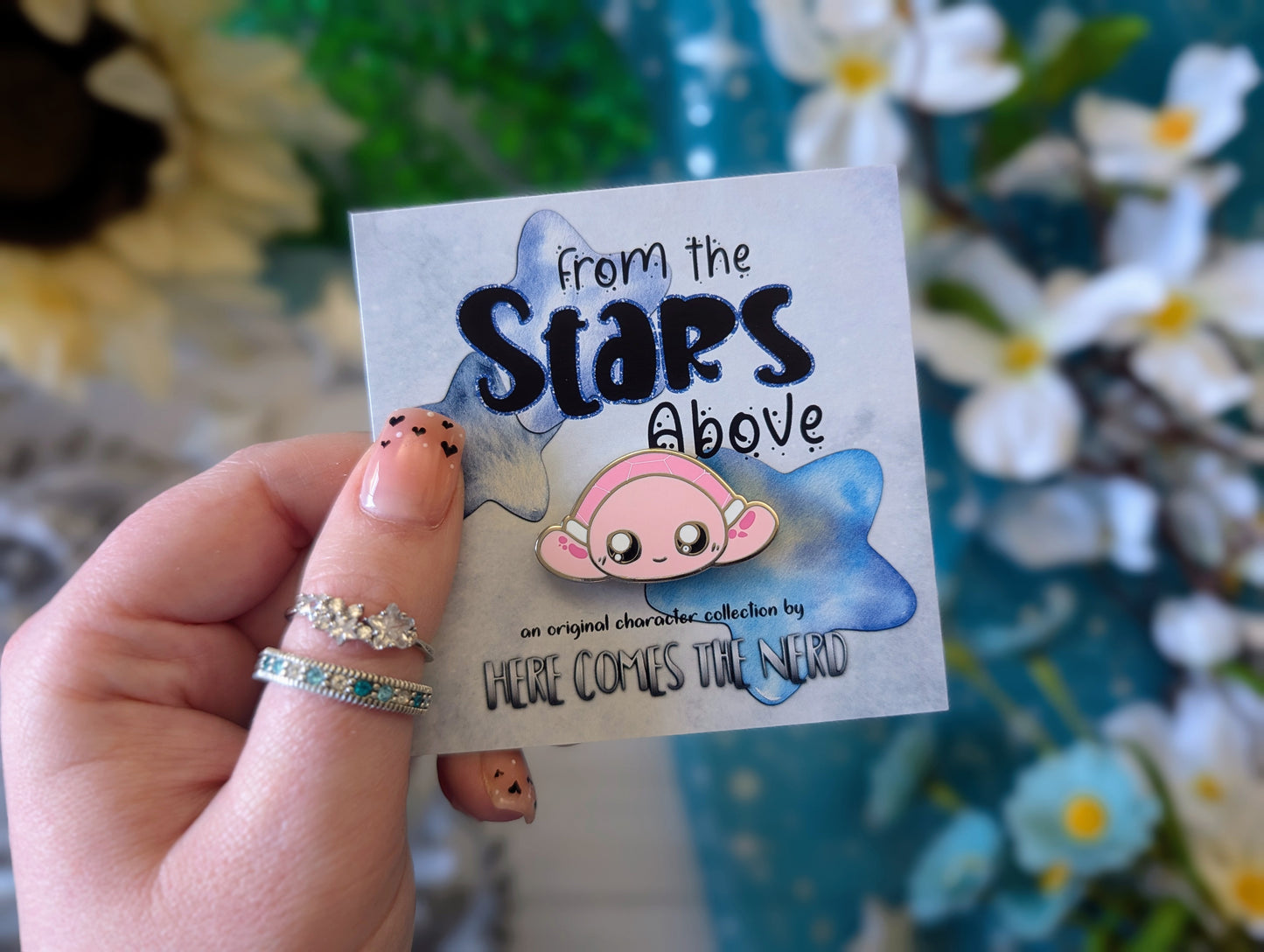 *Previous VIP Limited Edition* *MINI* Pink Ve, From the Stars Above* - Enamel Pin