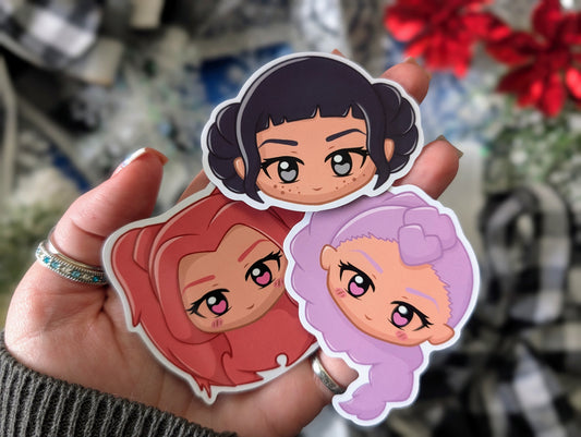 Singing Hunter Heroes - (3) Vinyl Sticker (FREEEEE Shipping!)