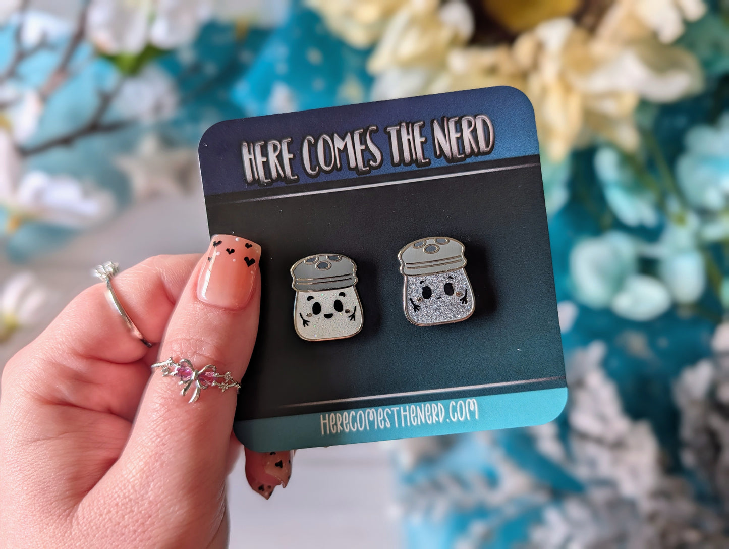 Mr. & Mrs. Seasoning - (2) Enamel Pin Set