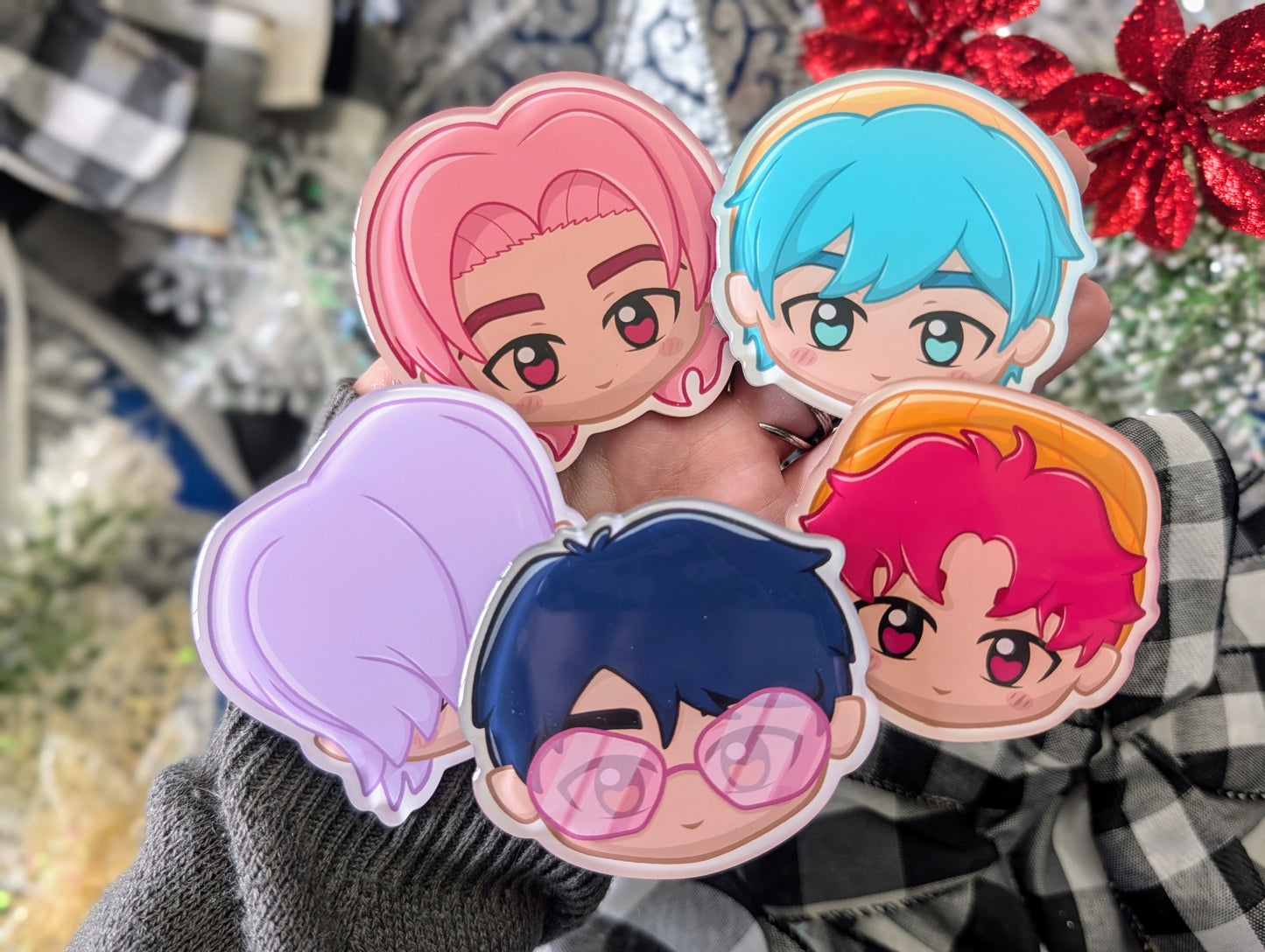 Demon Boy Band, Soda Pop Version - (5) Acrylic Magnets