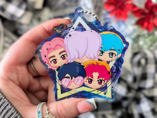 Demon Boy Band - Pearlescent PVC Ornament