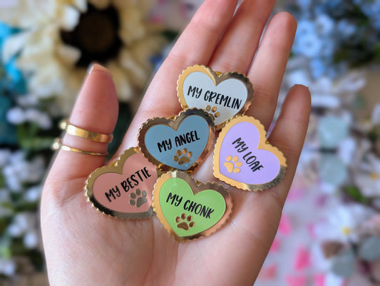 Purr-sonal Titles, That's My Cat! =^-^= - Enamel Pin