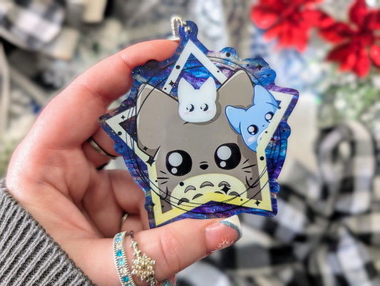 Fuzzy Guardians - Pearlescent PVC Ornament