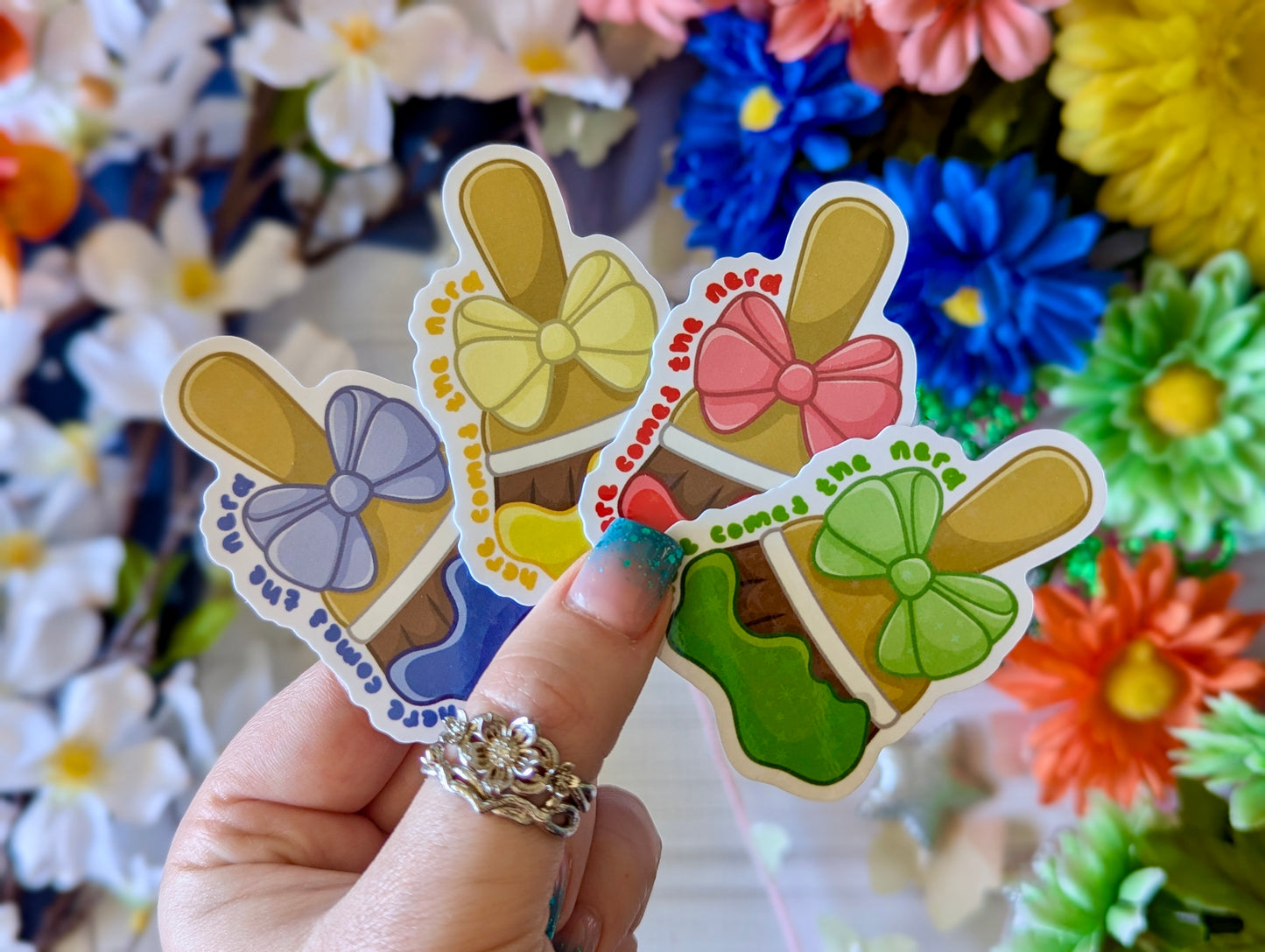 *MINI* Paint Brush (Base Colors), You Choose! - Vinyl Sticker(s) (FREEEEE Shipping!)