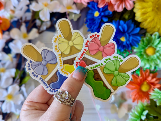 *MINI* Paint Brush (Base Colors), You Choose! - Vinyl Sticker(s) (FREEEEE Shipping!)