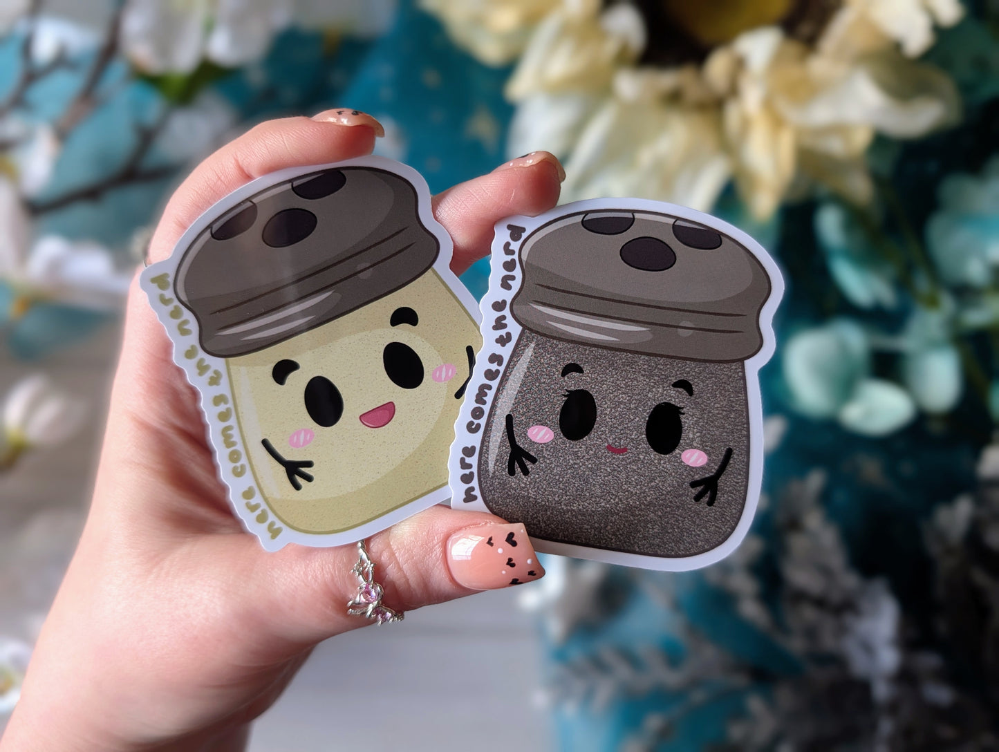 Mr. & Mrs. Seasoning - (2) Vinyl Stickers (FREEEEE Shipping!)