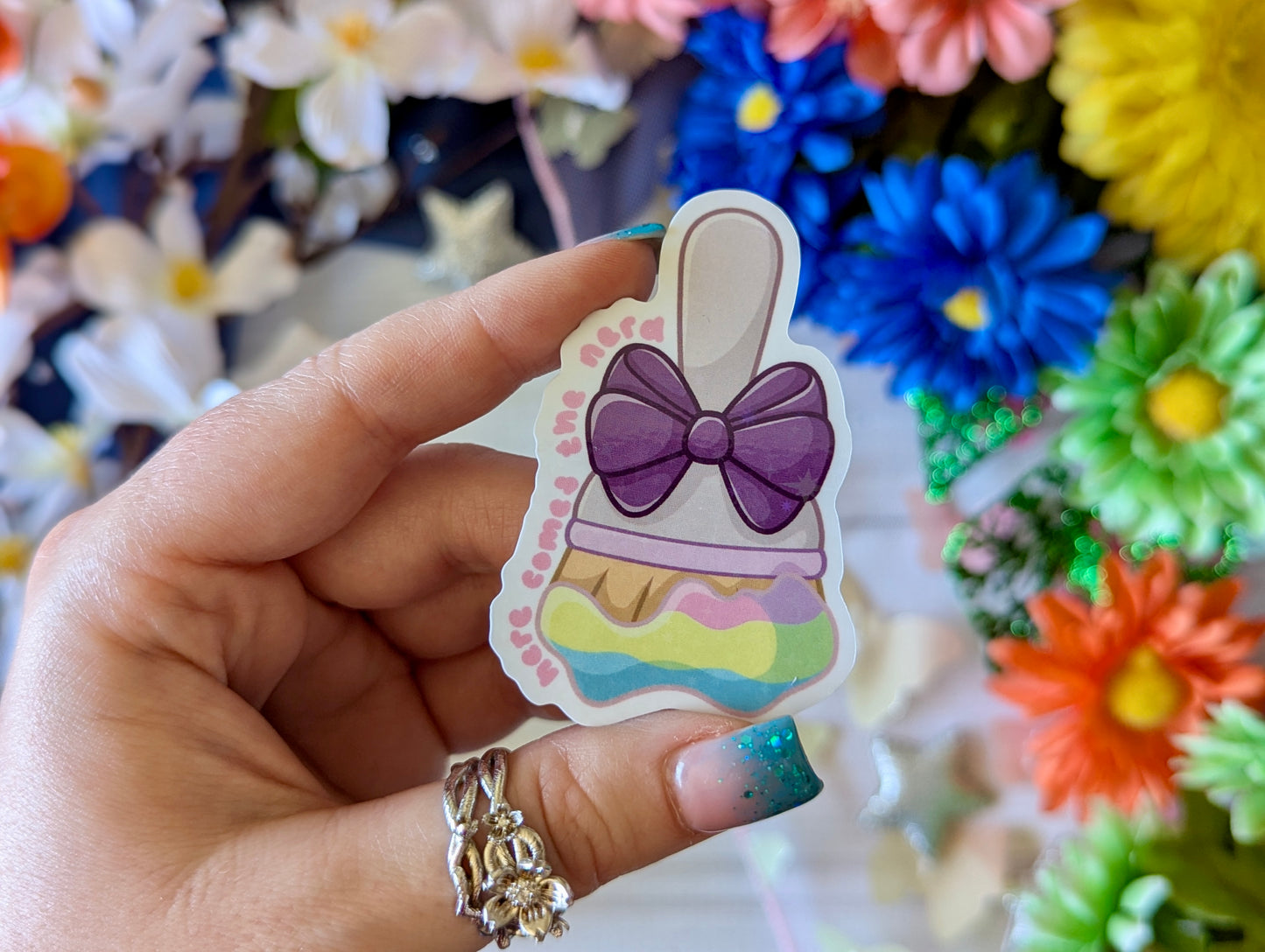 *MINI* Paint Brush (Advanced Colors), You Choose! - Vinyl Sticker(s) (FREEEEE Shipping!)