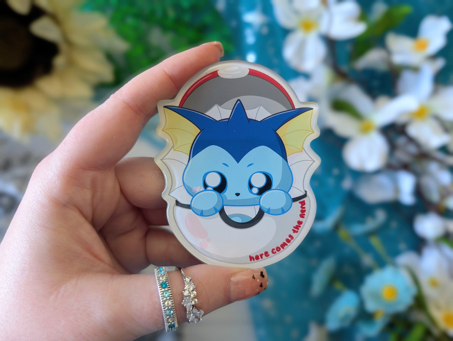 Catch 'em Water Floof - Acrylic Magnet