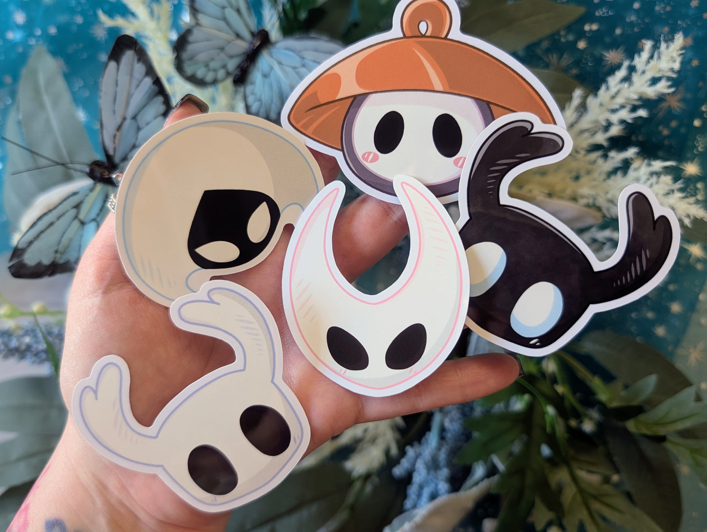 Cute Crawlers, Bug Kingdom - (5) Vinyl Stickers (FREEEEE Shipping!)