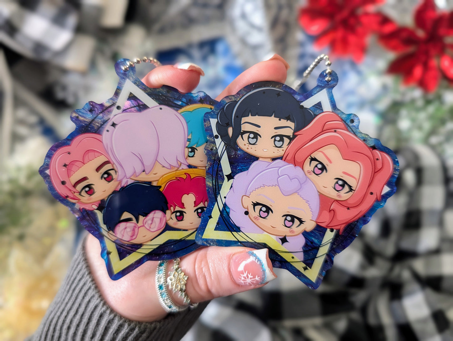 Singing Hunter Heroes - Pearlescent PVC Ornament