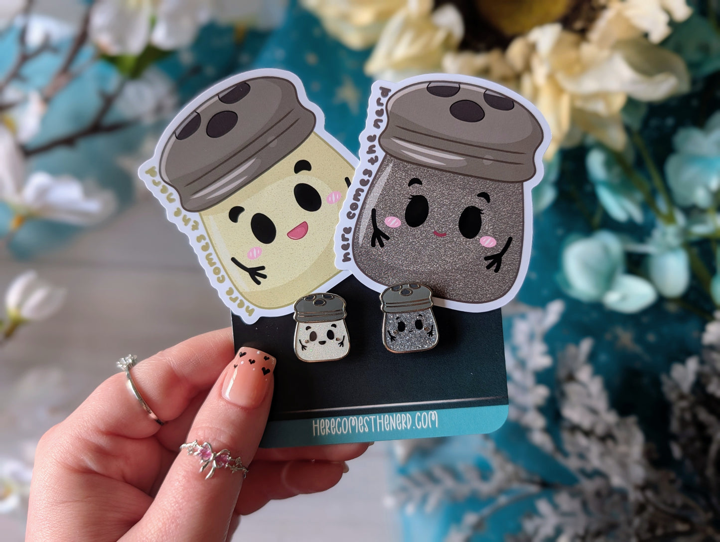 Mr. & Mrs. Seasoning - (2) Vinyl Stickers (FREEEEE Shipping!)