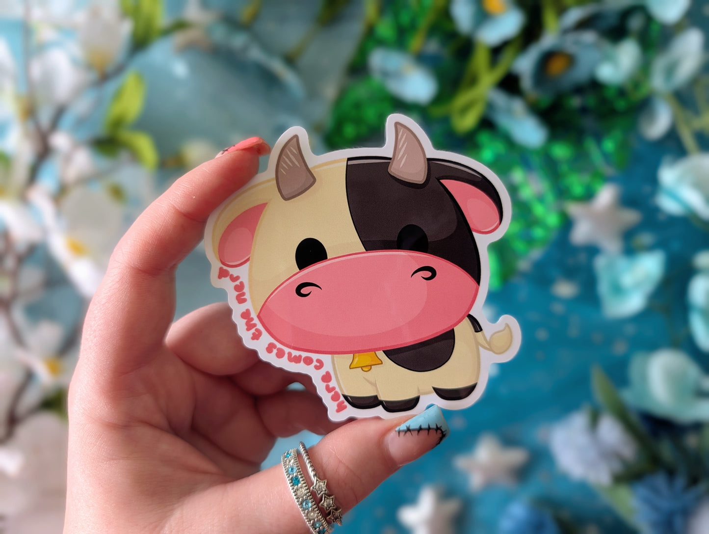 Cow - Vinyl Sticker (FREEEEE Shipping!)