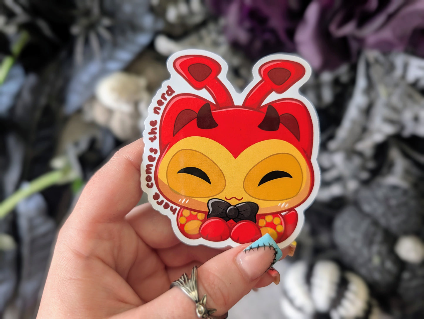 Purrisha (Blue/Disco/Halloween) - Vinyl Sticker (FREEEEE Shipping!)