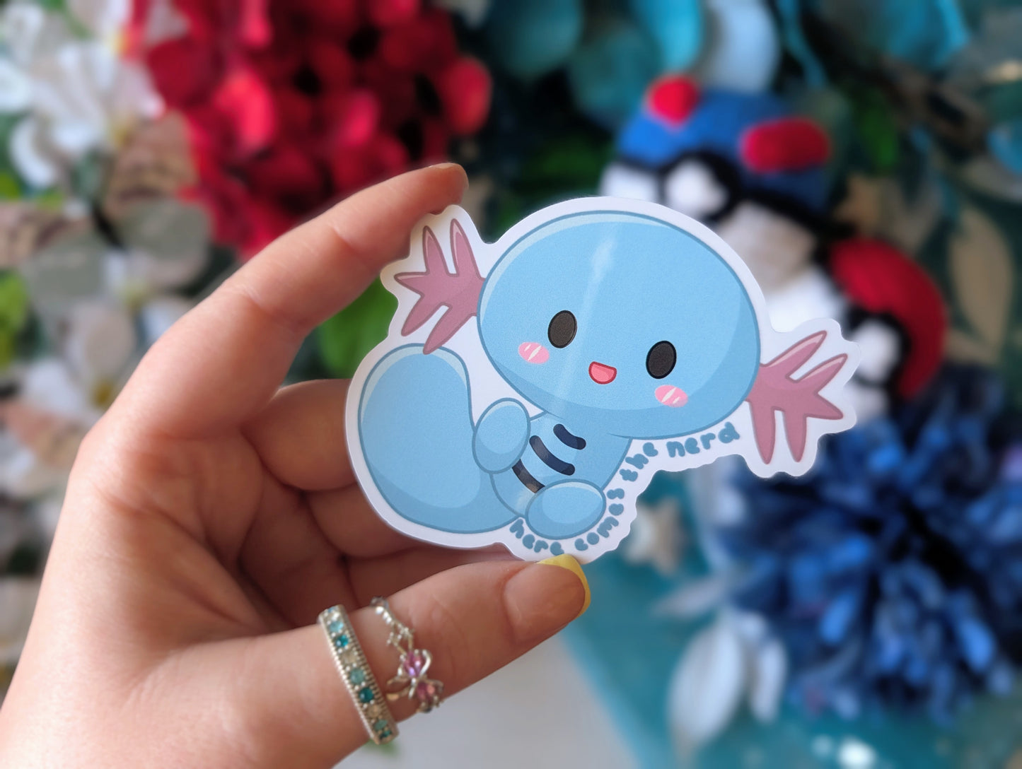 Water Woop - Enamel Pin & Sticker Set