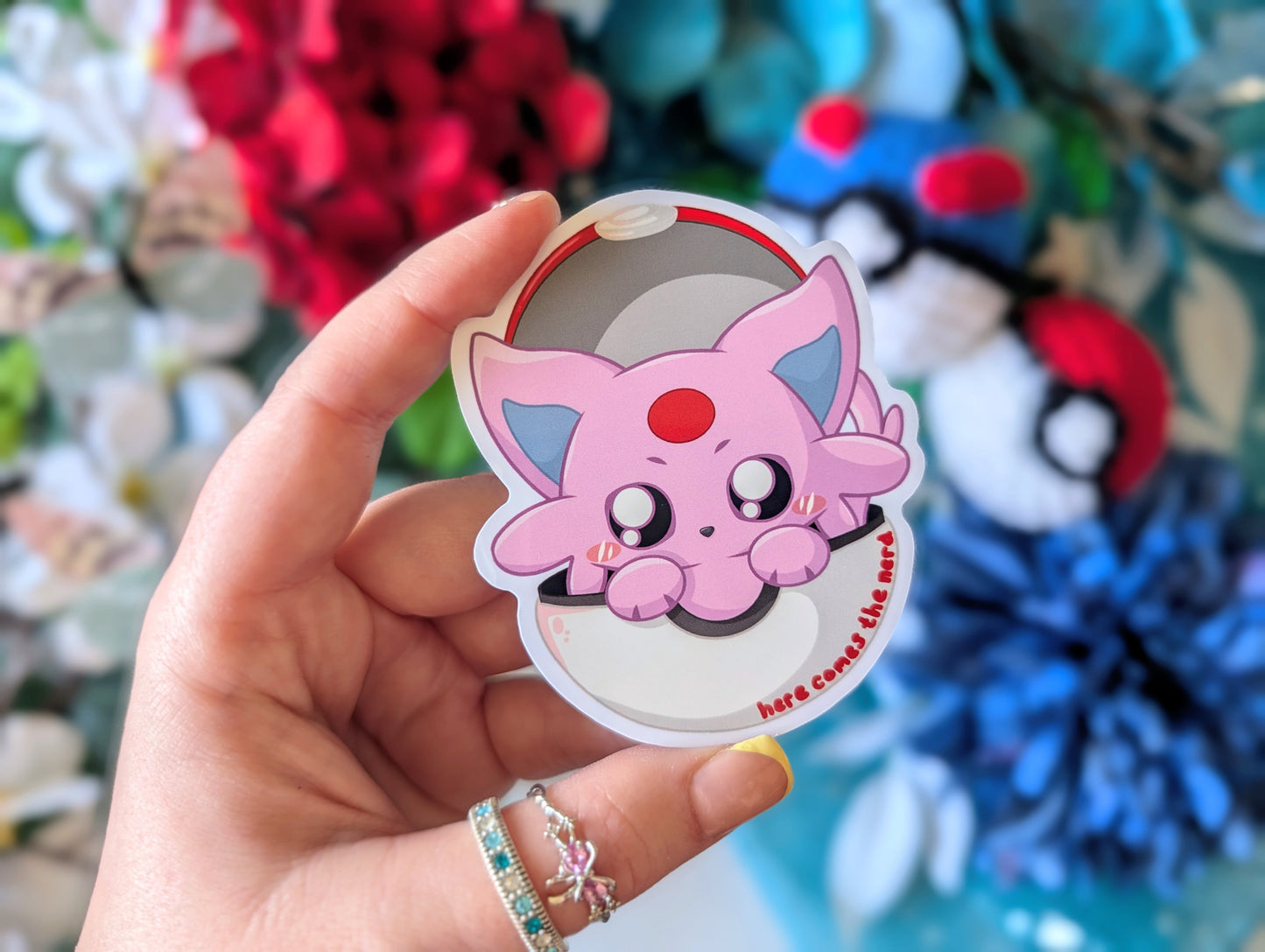 Catch 'em Day Floof - Acrylic Magnet & Sticker Set