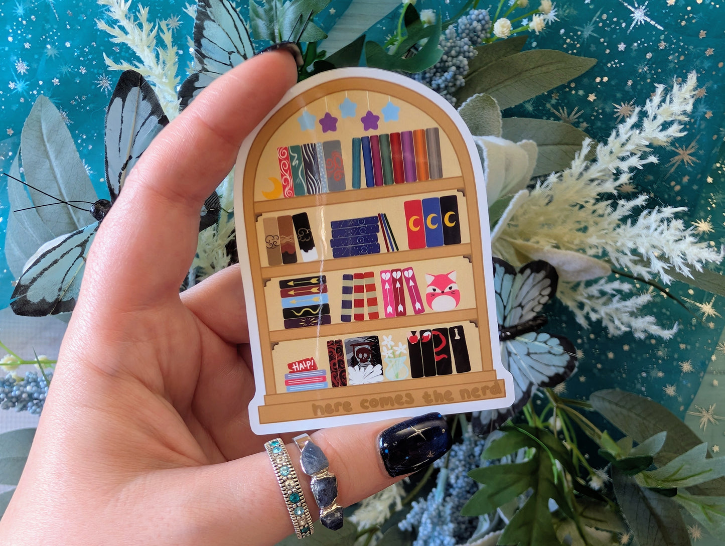 Sheya's Bookshelf, From the Stars Above* - Vinyl Sticker (FREEEEE Shipping!)