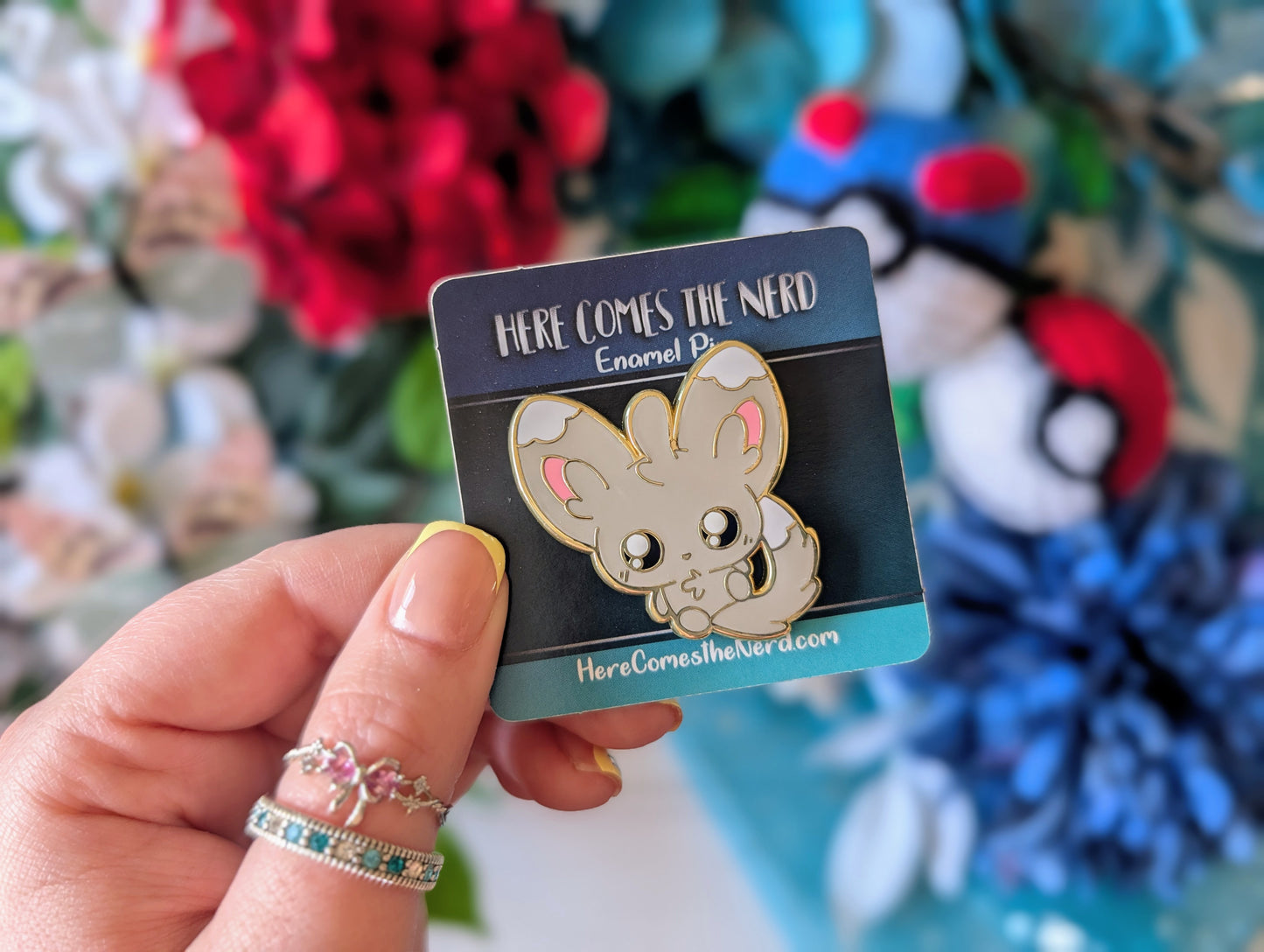 Tidy Chinchilla - Enamel Pin & Sticker Set