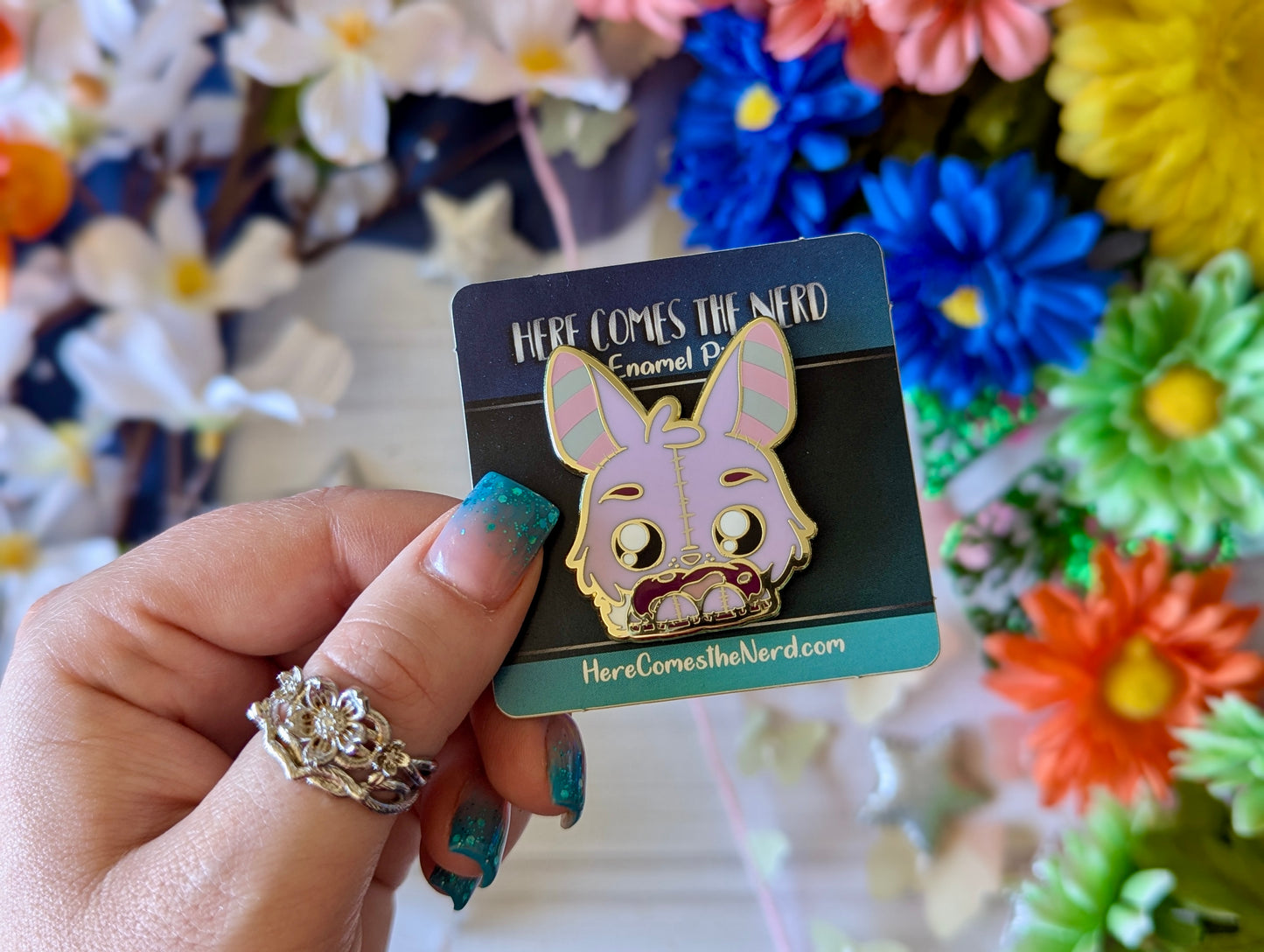 BunBun (Pastel/Plushie) - Enamel Pin