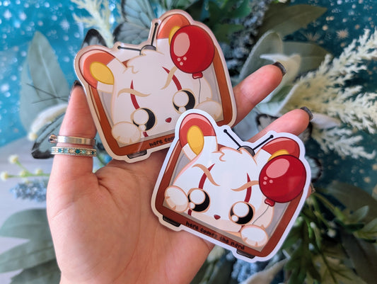 PennyBun, TV Nightmare - Acrylic Magnet & Sticker Set