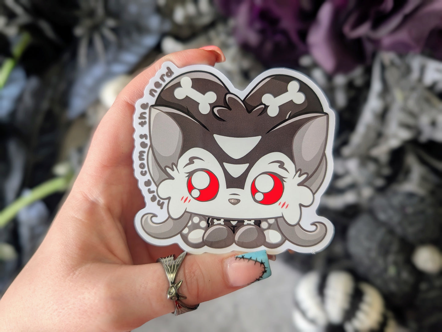 Fluffara (Yellow/Anniversary/Halloween) - Vinyl Sticker (FREEEEE Shipping!)