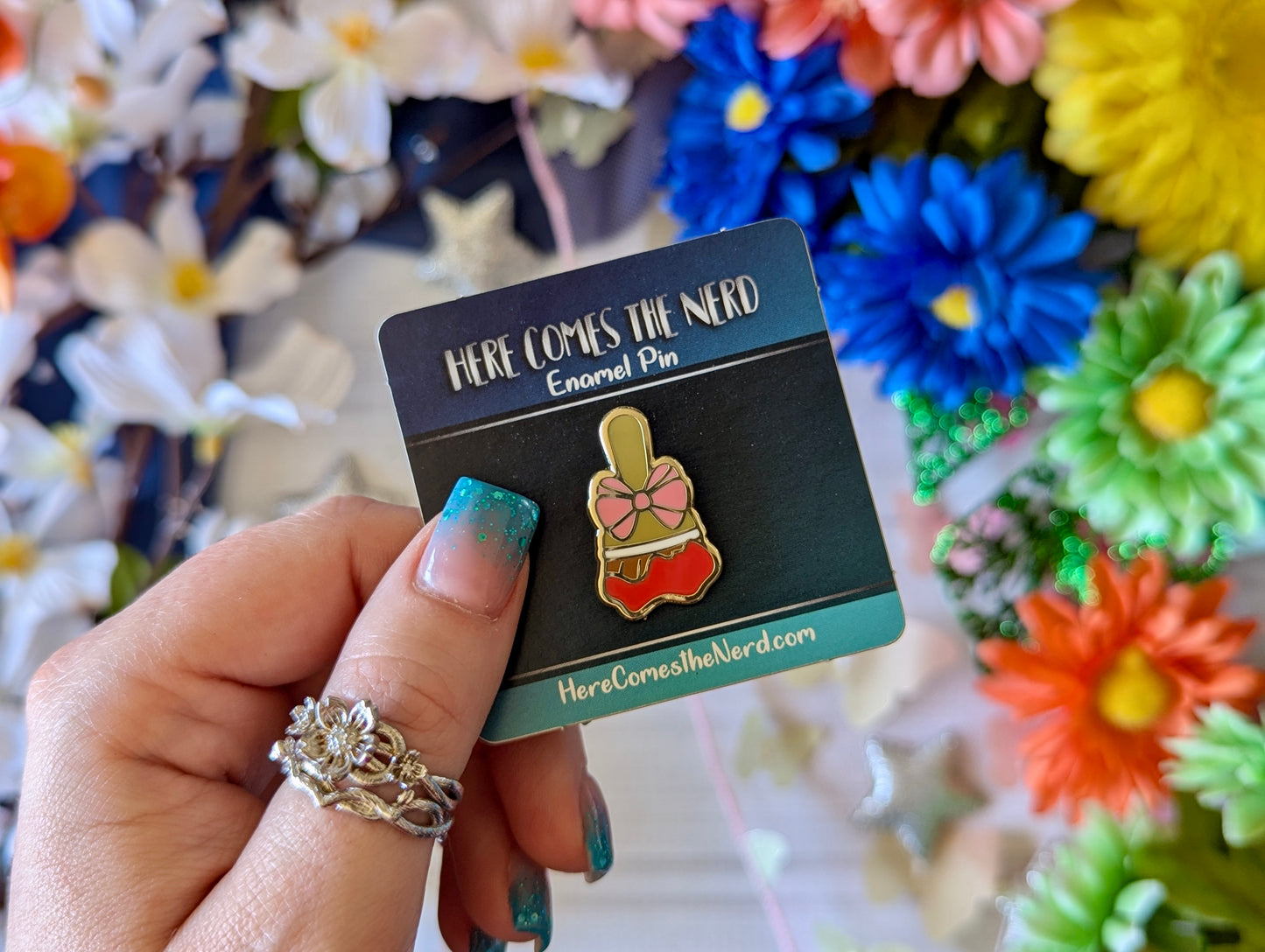 *MINI* Paint Brush (Base Colors), You Choose! - Enamel Pin(s)