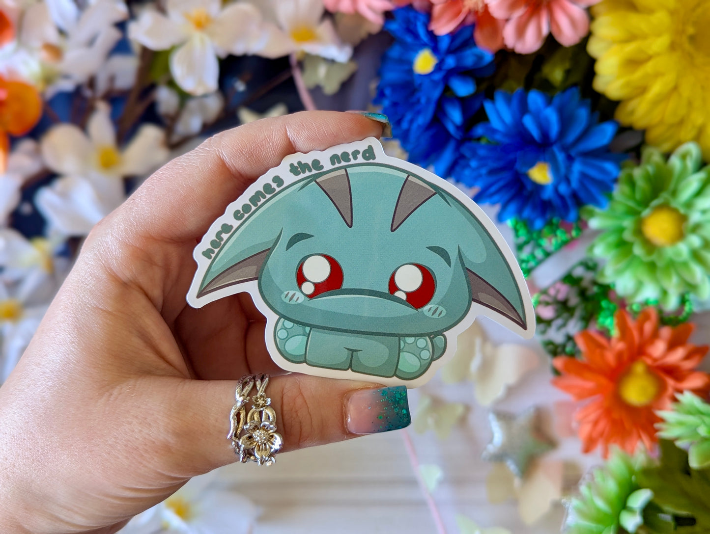 Snoogle (Red/Ghost) - Vinyl Sticker (FREEEEE Shipping!)