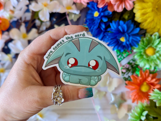 Snoogle (Red/Ghost) - Vinyl Sticker (FREEEEE Shipping!)