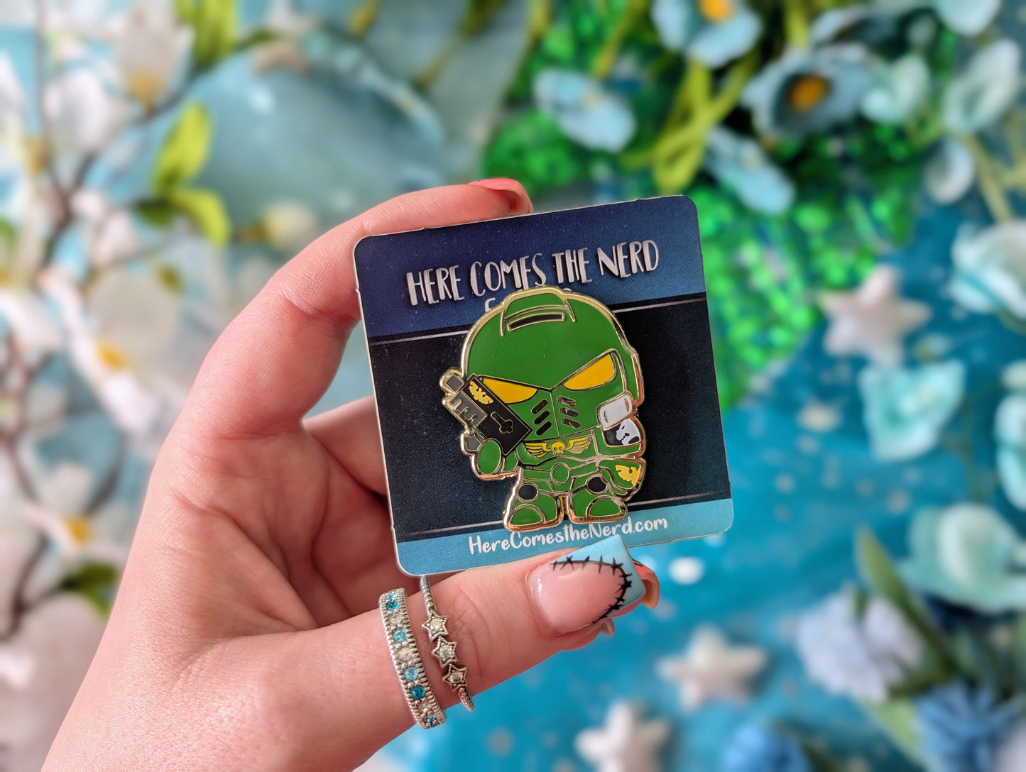 Emprah's Angels, Snugglemander Chapter - Enamel Pin & Sticker Set