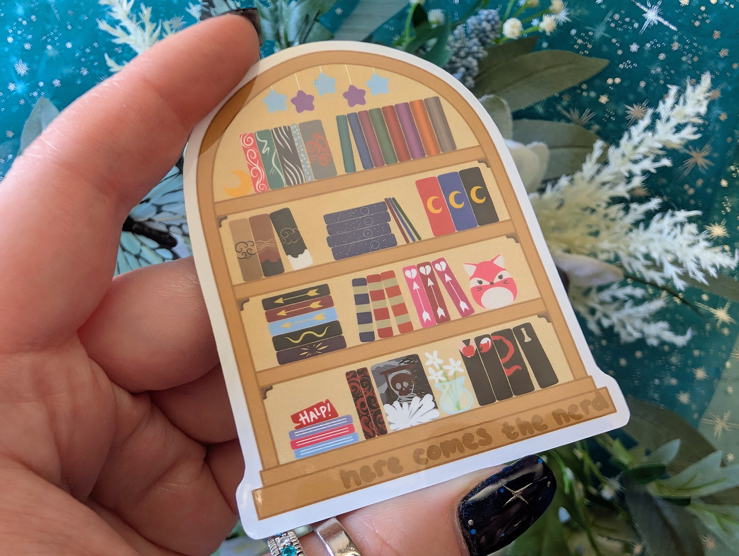 Sheya's Bookshelf, From the Stars Above* - Vinyl Sticker (FREEEEE Shipping!)