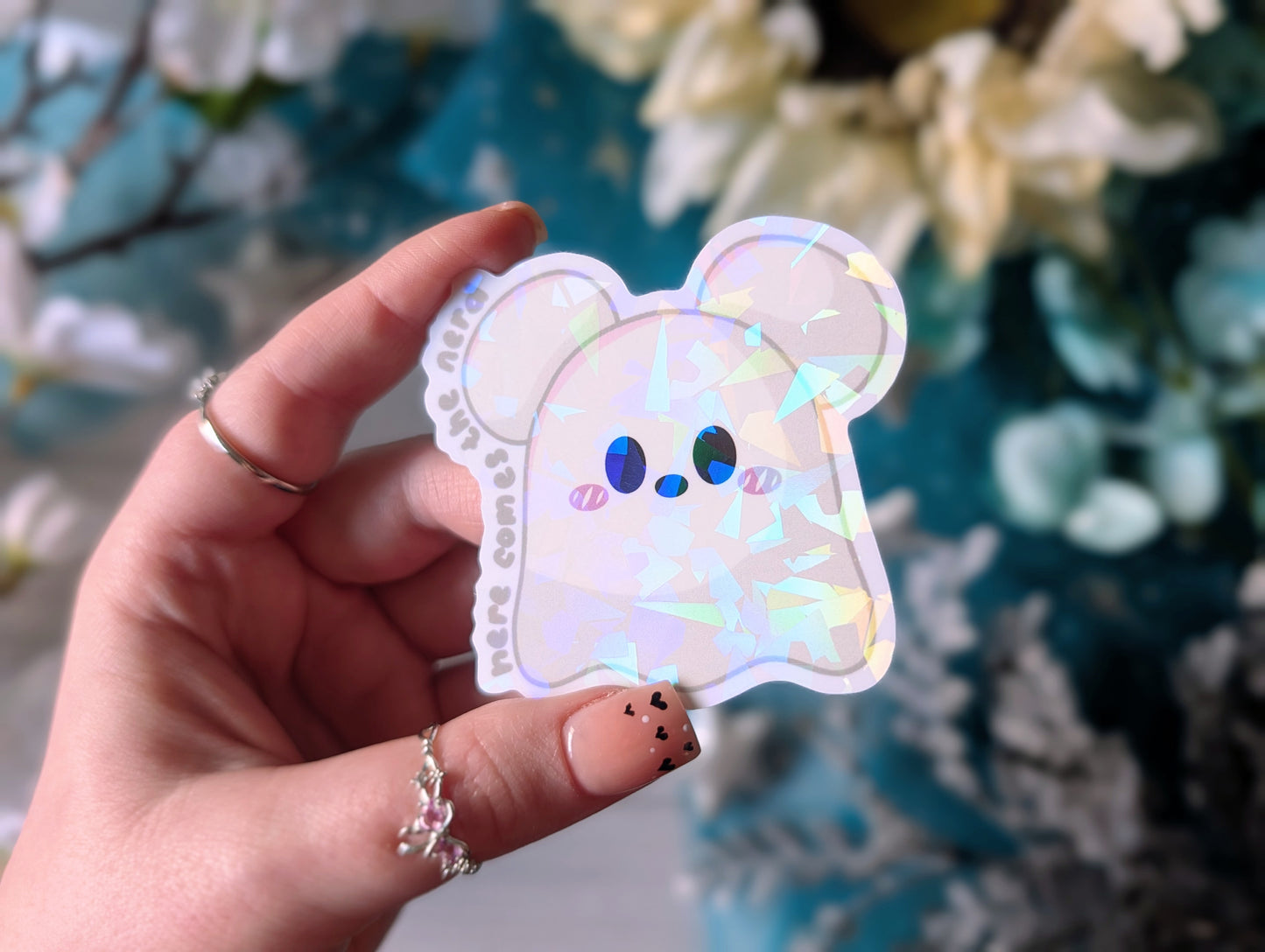 Mr. Mouse Ghostie - Vinyl Sticker (FREEEEE Shipping!)