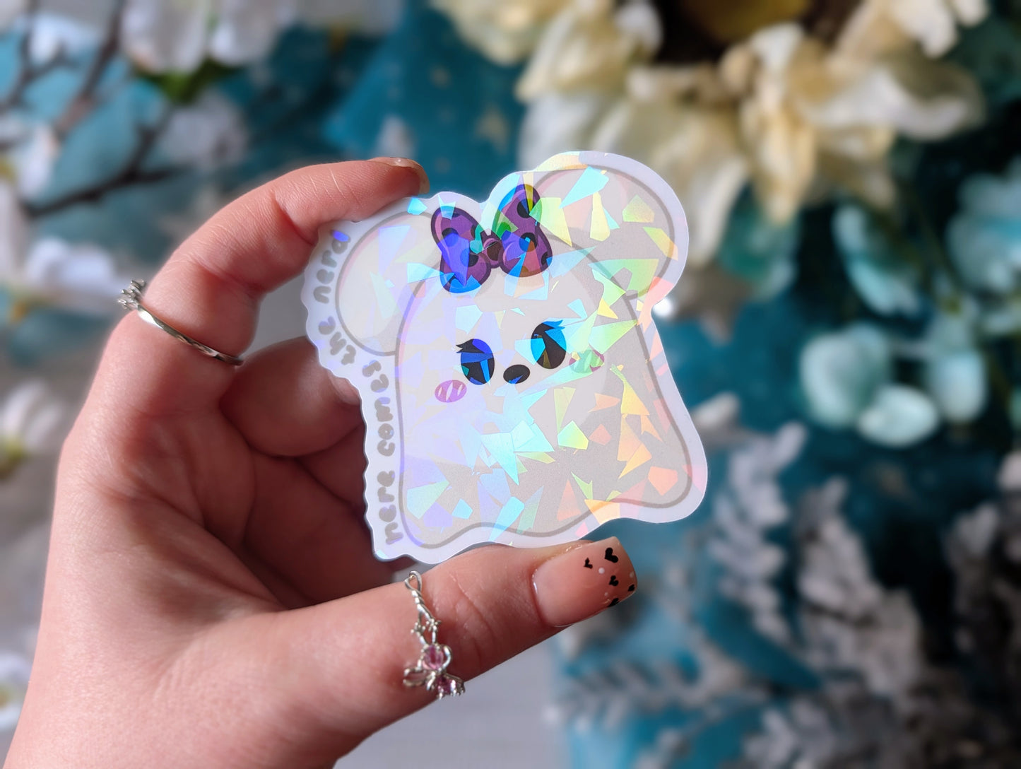 Mrs. Mouse Ghostie - Vinyl Sticker (FREEEEE Shipping!)