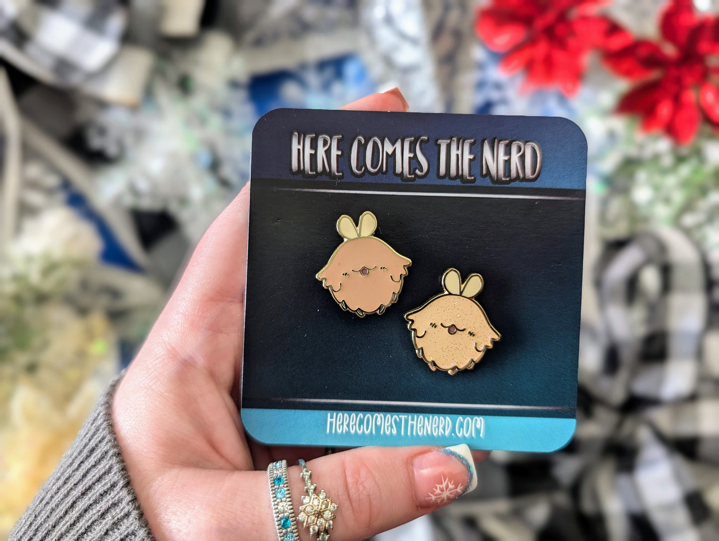 *MINI* Itty Bitty Bug Boiis - (2) Enamel Pin & (2) Sticker Set