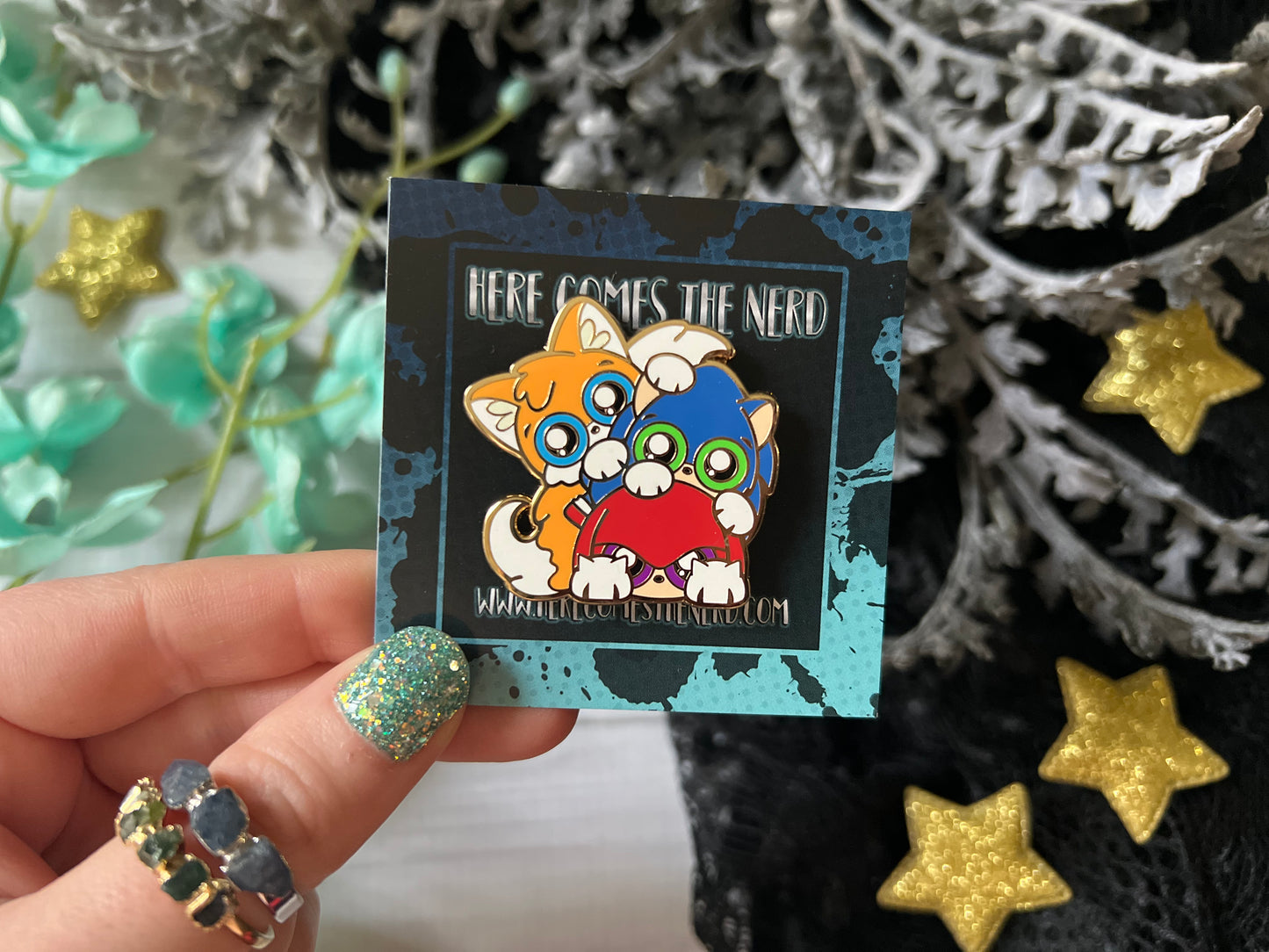 Hedgehog & Friends - Enamel Pin