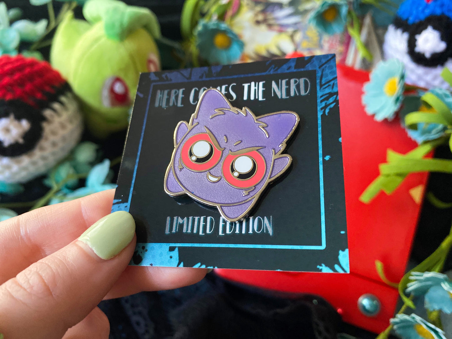 *Collectible* Translucent Ghost Jokester - Enamel Pin