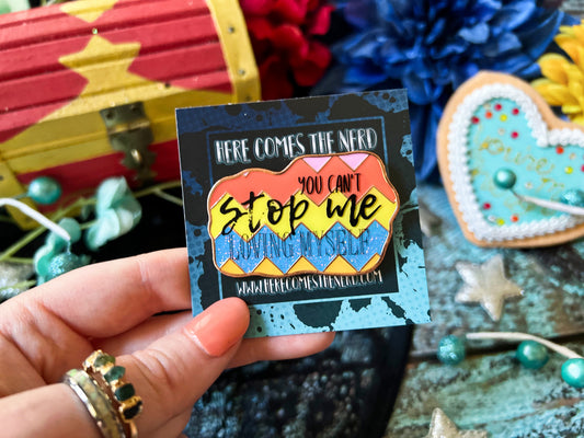 "You can't stop me loving myself" BTS Quote - Enamel Pin